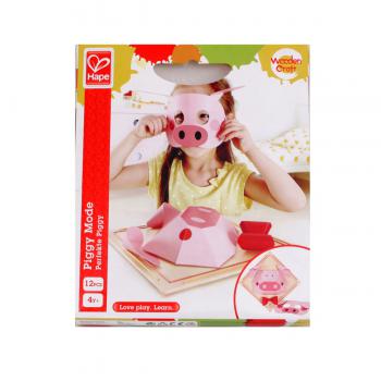 E5126 Hape Bastelset Schweinchenmaske