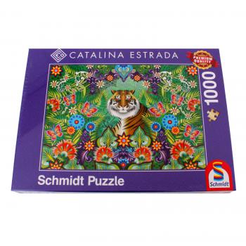 Schmidt Spiele Catalina Estrada, Bengalischer Tiger, 1000 Teile Puzzle 59588