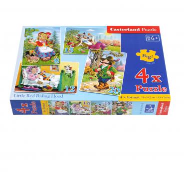 B-04294 Castorland Formpuzzle Little Red Riding Hood Puzzles - Rotkäppchen