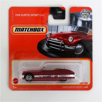 28/100 Matchbox 1949 Kurtis Sport Car rot C08590