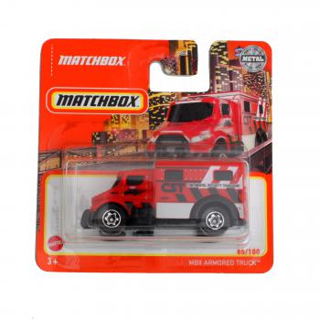 85/100 Matchbox MBX Armored Truck Geldtransporter rot