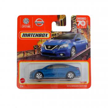 70/100 Matchbox Nissan Sentra blau 2016