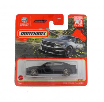 13/100 Matchbox 2018 Dodge Charger schwarz
