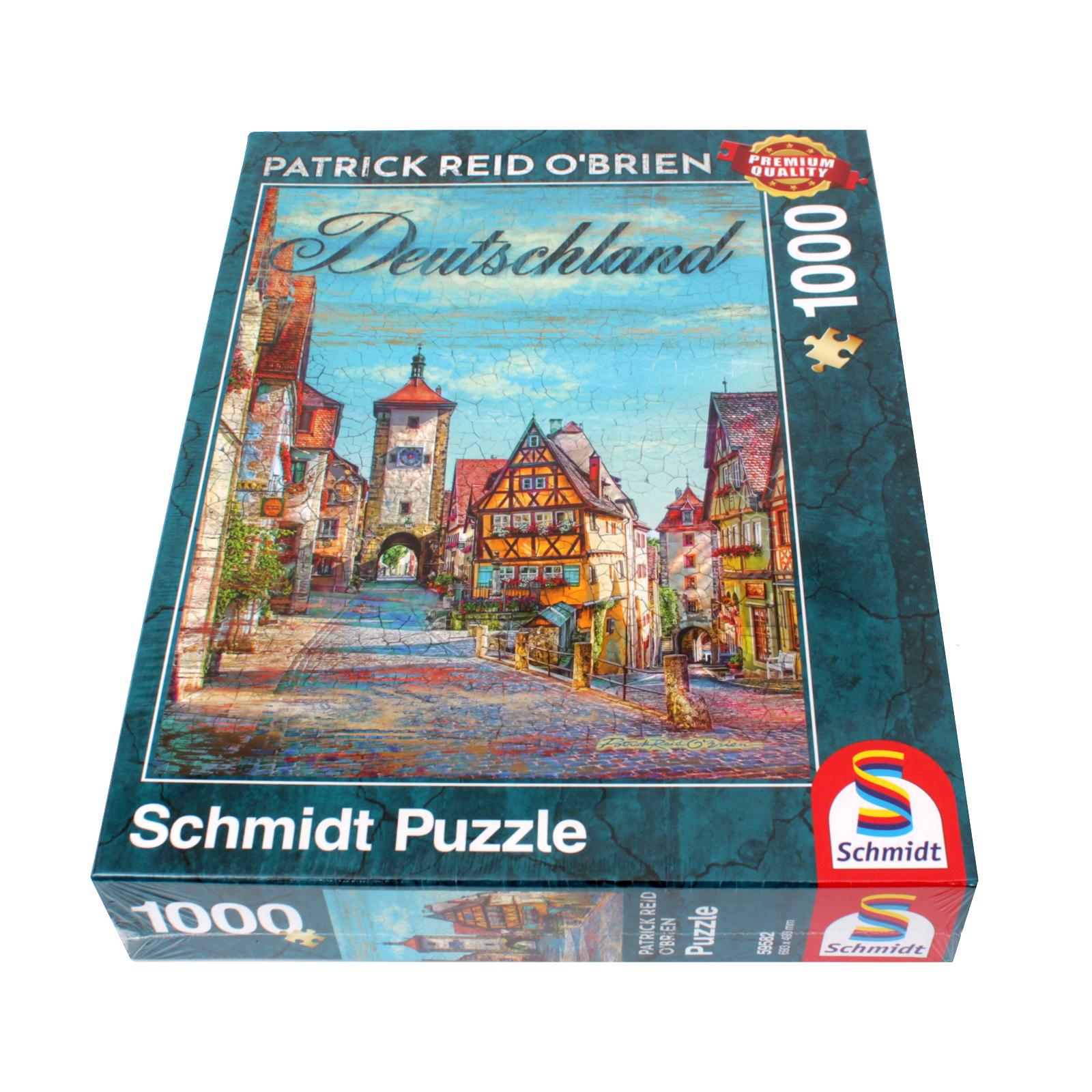Schmidt Puzzle 59582-1000 Pcs. DEUTSCHLAND ROTHENBURG PATRICK REID O'BRIEN 