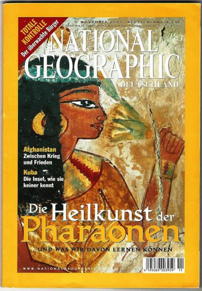 National Geographic November 2003