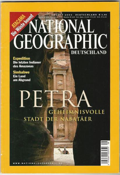 National Geographic August 2003
