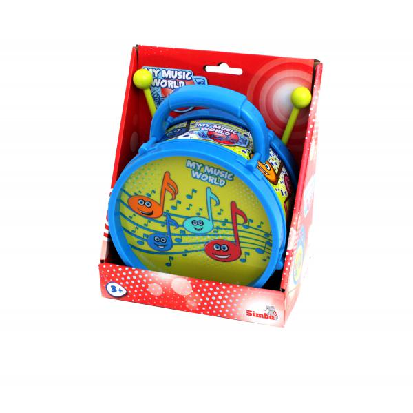 Simba 106834047 My Music World Trommel Musikinstrument Kindertrommel Kinder Klöppel