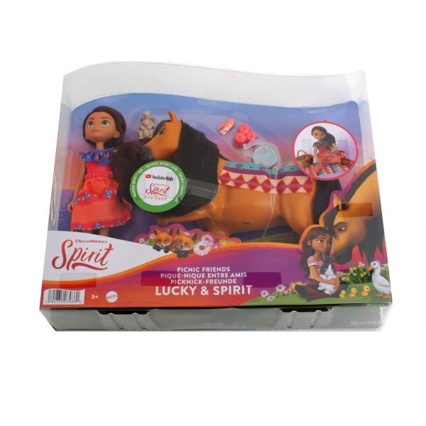 Mattel Spirits & Luckys Picknick, Lucky-Puppe, Spirit, Picknickzubehör
